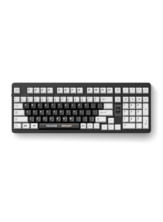 MCHOSE x Unbox Therapy UT98 98% Wireless Mechanical Keyboard – Silent Peach V3 Switch, Gasket Mount, Triple-Mode (Bluetooth 5.0 / 2.4 GHz / USB-C), 10,000 mAh Battery, RGB Backlight, Volume Dial, Multi-OS, Classic Therapy | HW-UT98-2 - Image 2
